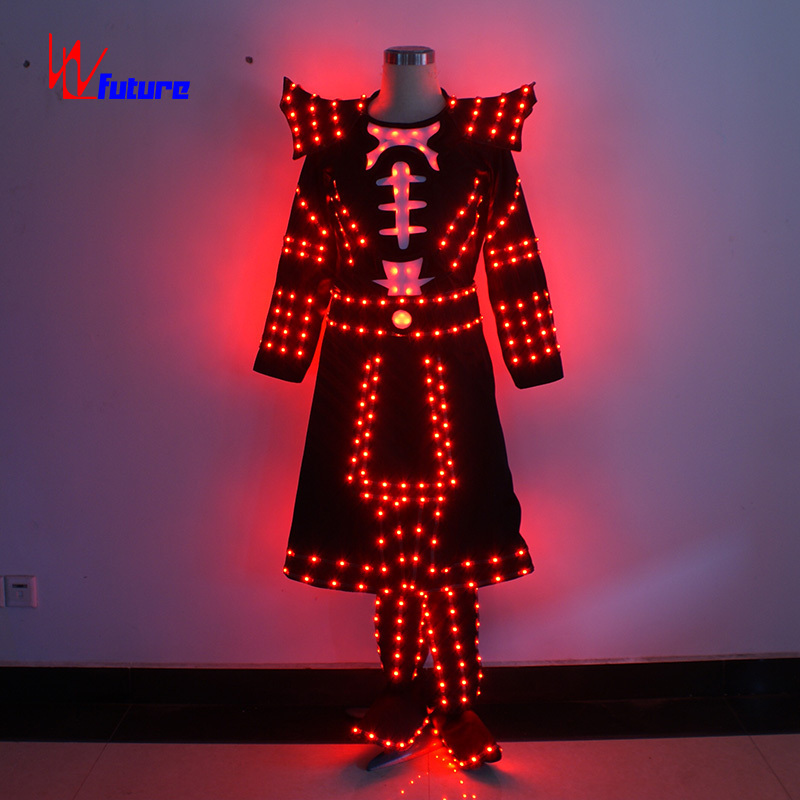 LED dance performance party performance Chinese ancient costume warriors light fire custom clothing men