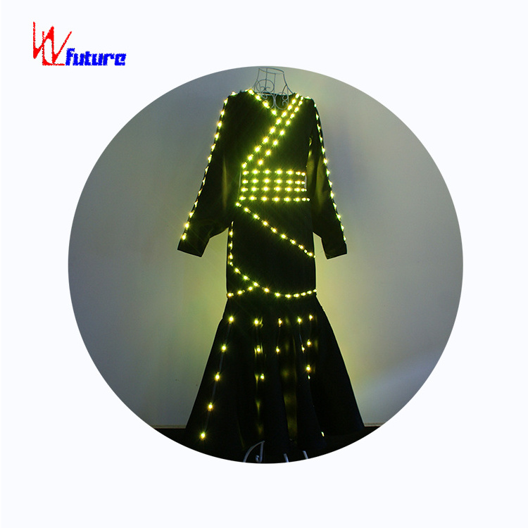 LED dance performance party performance Chinese ancient costume Hanfu light fire custom clothing female