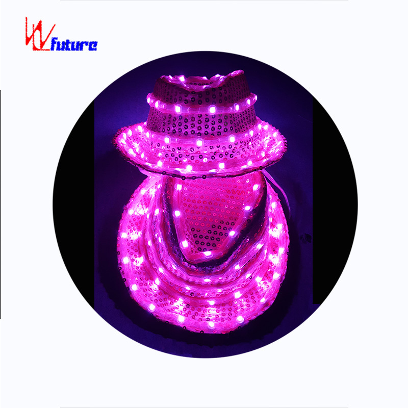 LED Light Jazz Dance Hat, Michael Jackson Style Hats for Dancing