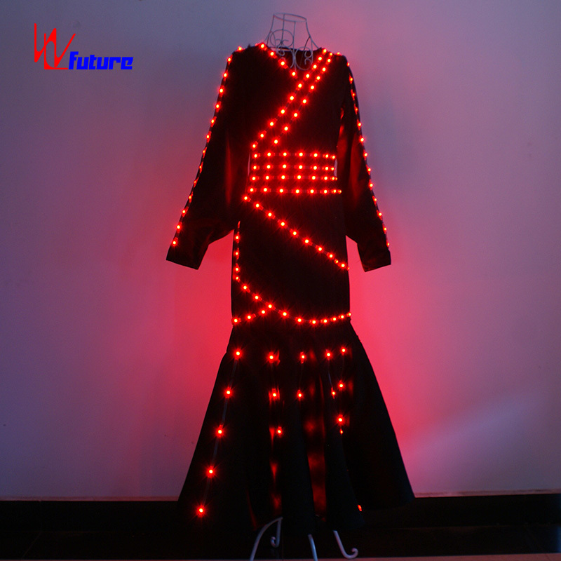 LED dance performance party performance Chinese ancient costume Hanfu light fire custom clothing female