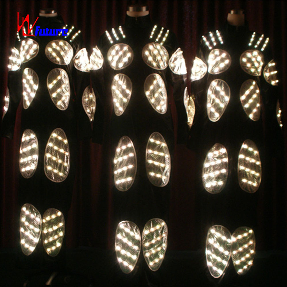 Wireless Controller Future Led Armor Man Costume, Led Robot Mascot Costume NEW for Performance Costumes Adults Sets Custom Size