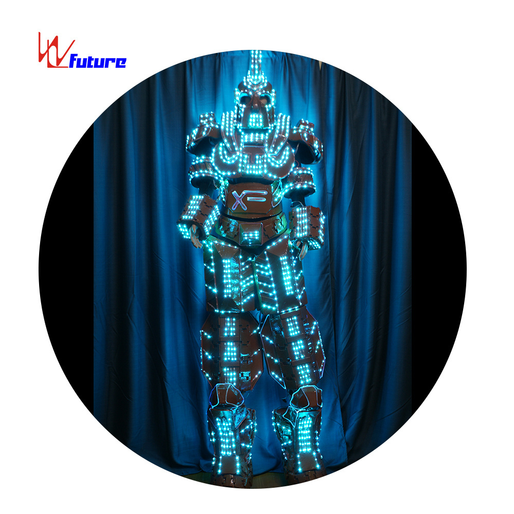 2021 hot sale big size LED cosplay realistic transformer robot costume for business