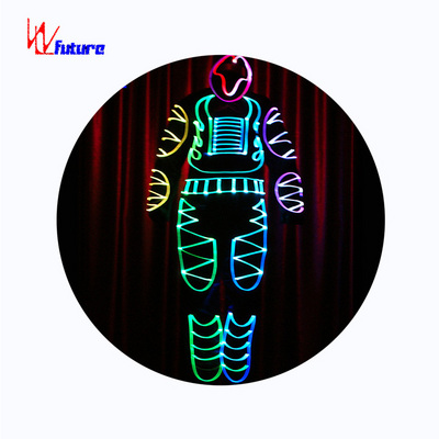 FUTURE led costume robot attract attention led suit,lights led dance costumes stilts robot mascot costume