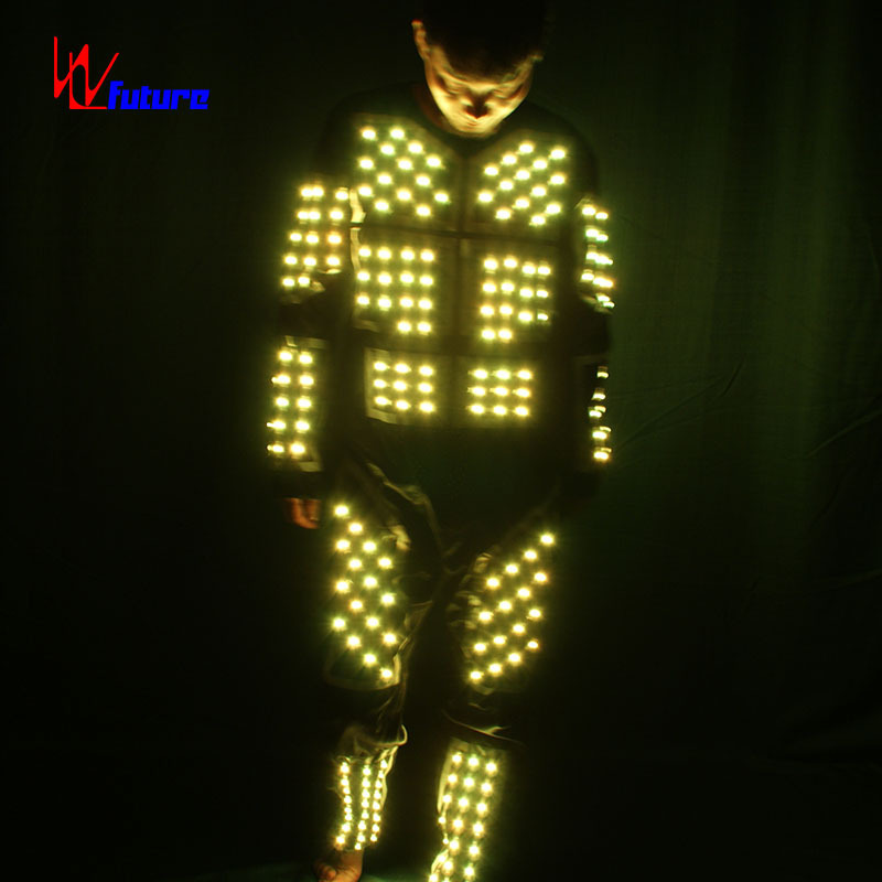 Led clothing robot costumes for adults