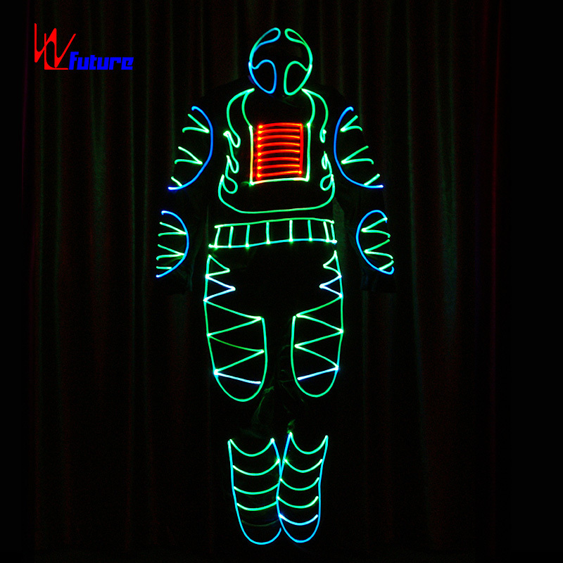 FUTURE led costume robot attract attention led suit,lights led dance costumes stilts robot mascot costume