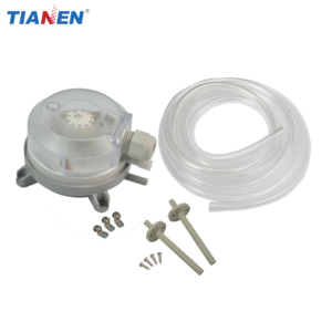 Adjustable differential pressure switch for HAVC