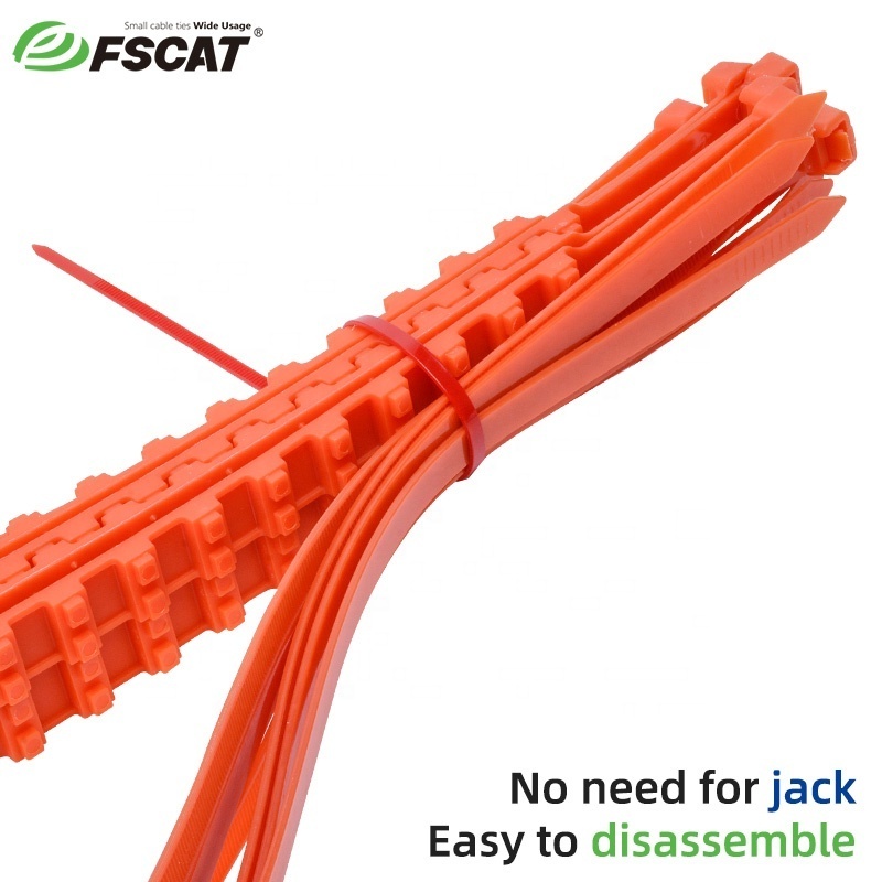 Fscat tire dedicated cable ties plastic nylon66 tire anti-skid cable wire ties