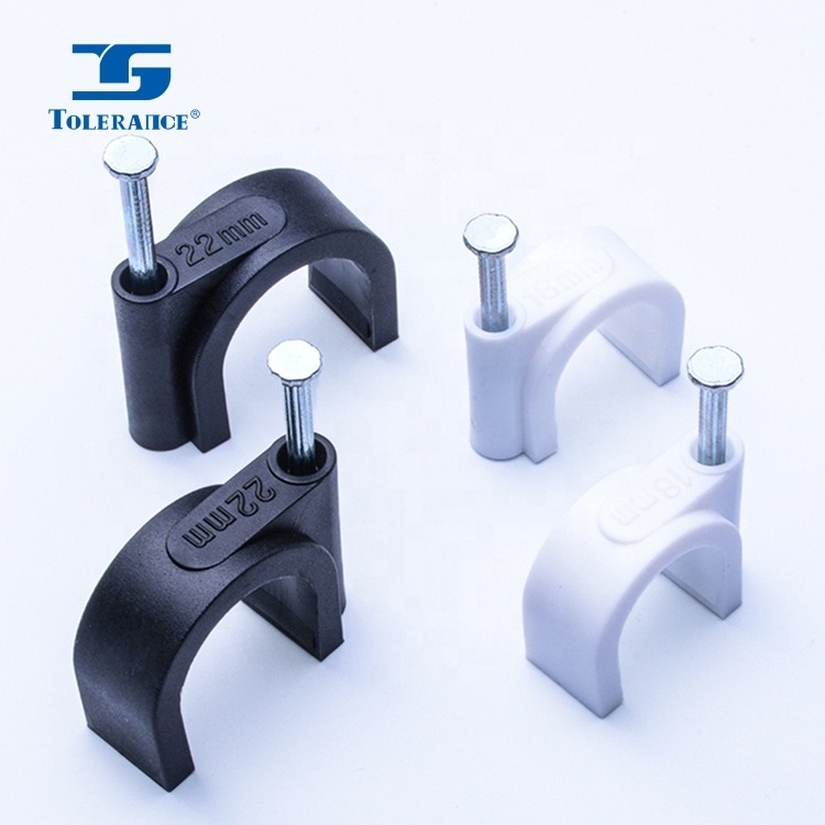 Adhesive cable clips wire clip resistance plastic electrical adhesive flat cable clips