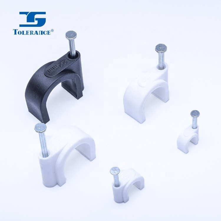 Adhesive cable clips wire clip resistance plastic electrical adhesive flat cable clips