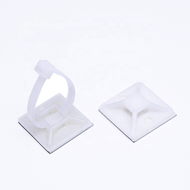 High Quality Cheap Price Self Adhesive Cable Tie Mount With Label