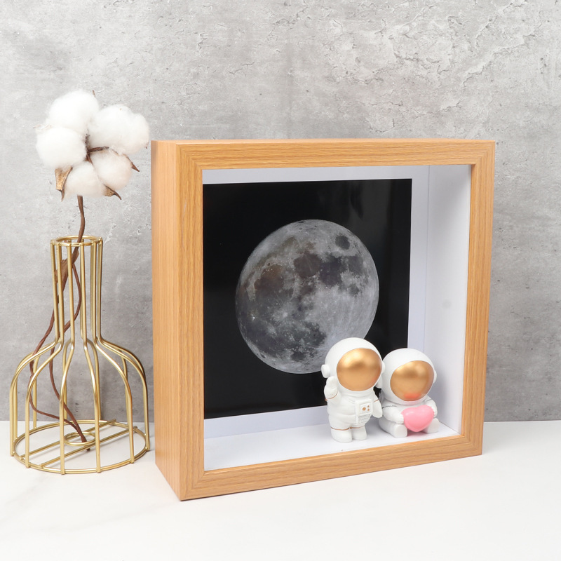 MDF 6/7/8 Inch Shadow Box Frames Bulk Hollow Stereo 5Cm Photo Frame Handmade Diy Derivatives Paper A3A4 Shadow Box Frame