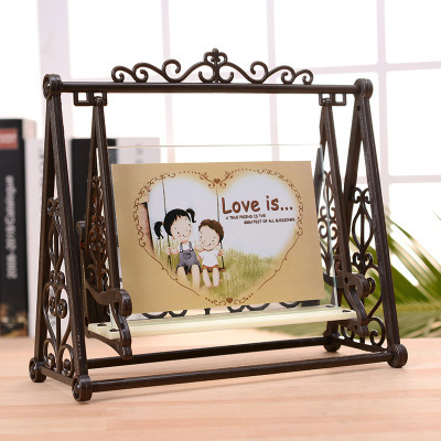 Creative Cartoon Classical Decorative Ornaments Swing 5 Inch Retro Photo Frame