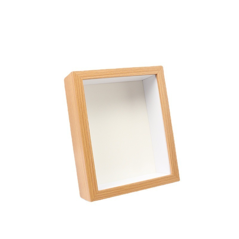 MDF 6/7/8 Inch Shadow Box Frames Bulk Hollow Stereo 5Cm Photo Frame Handmade Diy Derivatives Paper A3A4 Shadow Box Frame