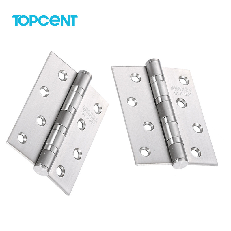 TOPCENT Butt Hinge  Heavy Door 2BB 4BB Bearing Stainless Steel Door Hinge