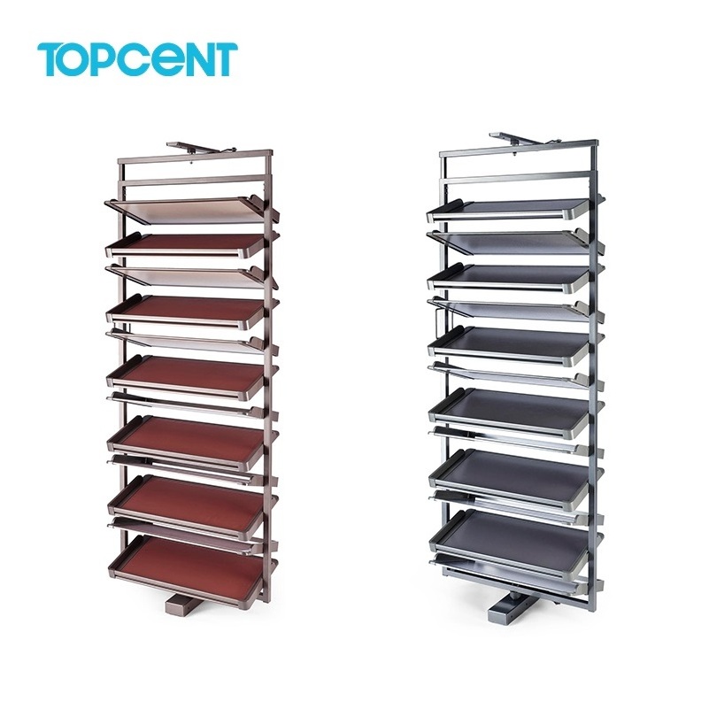 Topcent Manufacturer Modern High Quality Big 360 Degree Revolving Shoe Storage Cabinet Furniture Wardrobe Rotating Shoe Rack