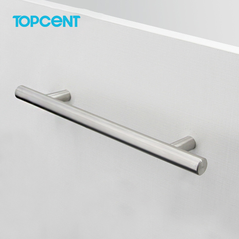 TOPCENT High quality 304 Stainless steel kitchen cabinet handle furniture hardware handle knob