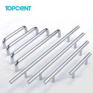 TOPCENT High quality 304 Stainless steel kitchen cabinet handle furniture hardware handle knob