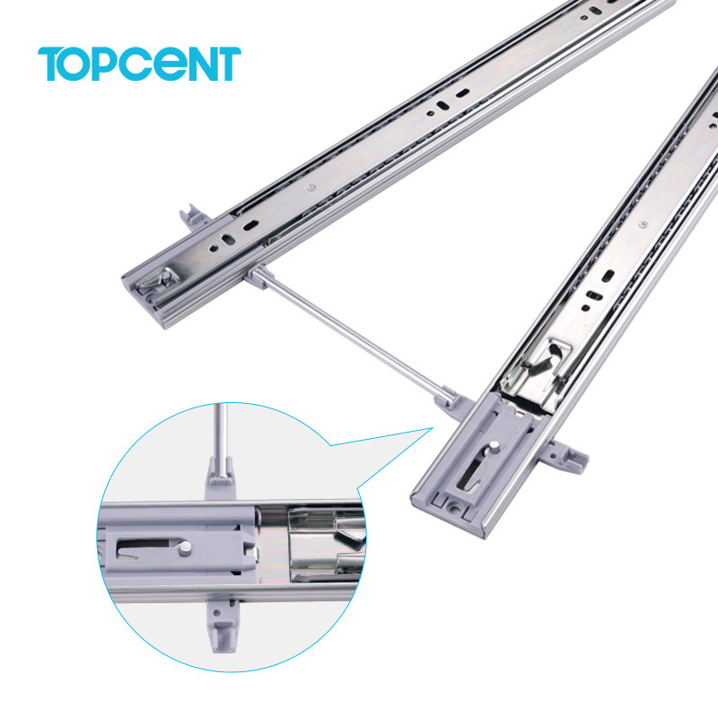 TOPCENT New Arrival Full Extension Heavy Duty Anti-Tilt Ball Bearing Drawer Slides For Tool Chest