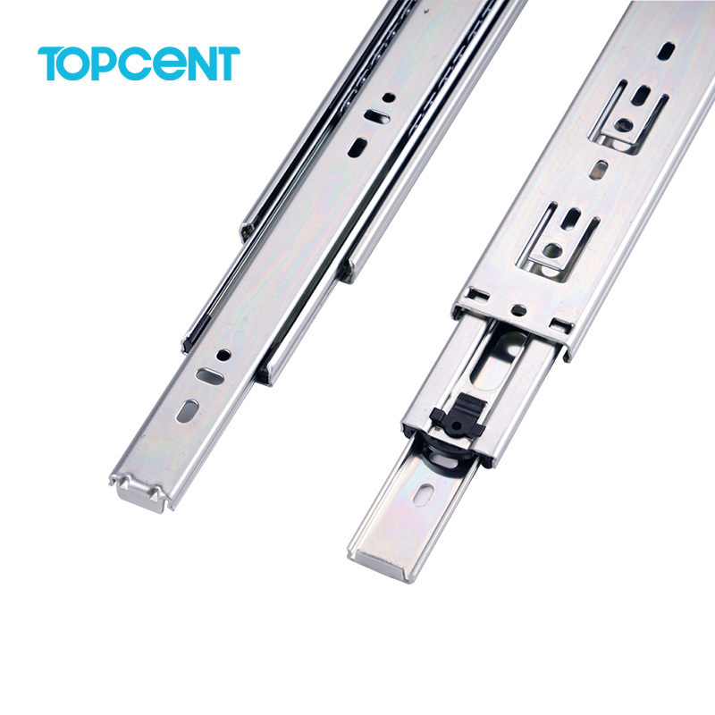 TOPCENT New Arrival Full Extension Heavy Duty Anti-Tilt Ball Bearing Drawer Slides For Tool Chest