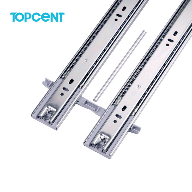 TOPCENT New Arrival Full Extension Heavy Duty Anti-Tilt Ball Bearing Drawer Slides For Tool Chest