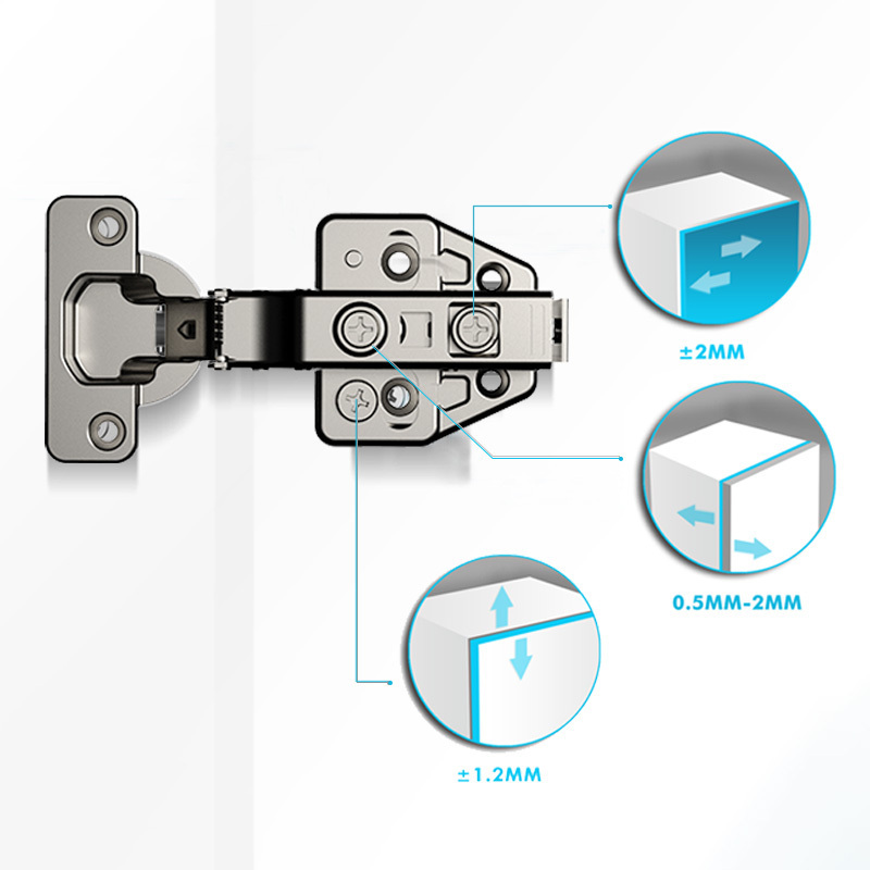 Topcent Furniture hardware accessories hinge 35 mm one way soft close concealed hydraulic kitchen cabinet hinge