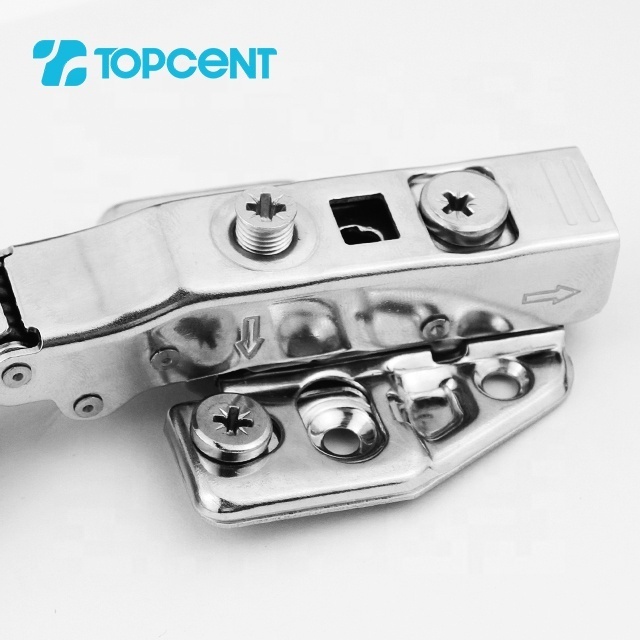 Topcent 3d one way Cabinet Clip On Soft Close 35mm hinge Stainless Steel 304 Hinge Hydraulic Ss Door Hinge