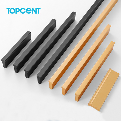 TOPCENT Aluminum Furniture Handles Furniture Kitchen Cabinet Pull Handle Drawer Dresser Knobs Net Pulls Handles