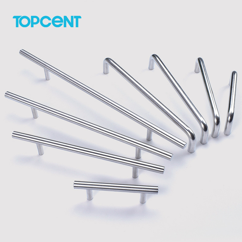 TOPCENT Furniture Fittings Stainless Steel Cast Aluminum Cookware Cabinet Pull drawer Handle