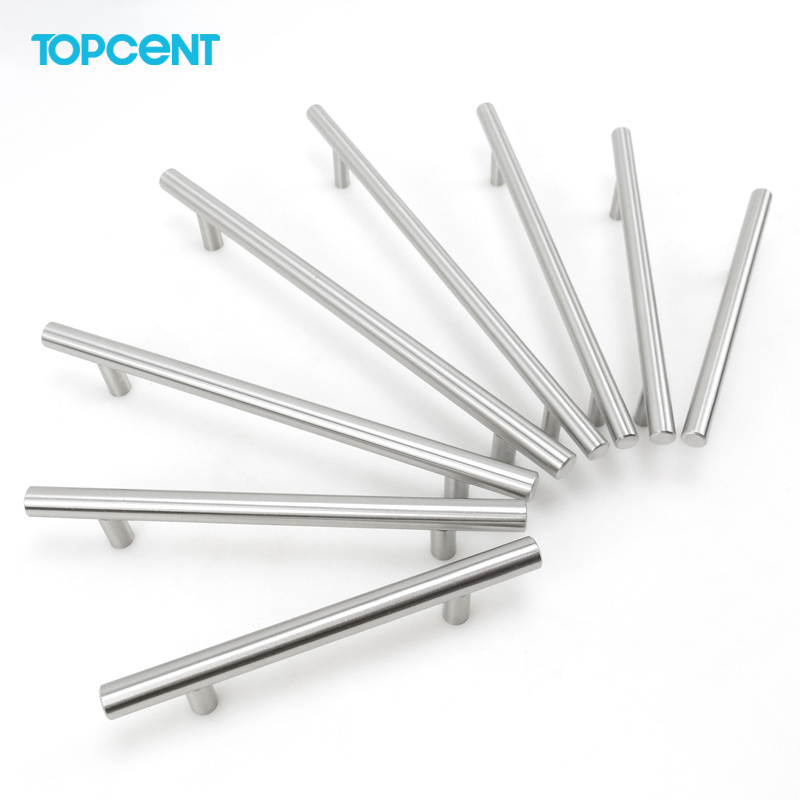 TOPCENT Furniture Fittings Stainless Steel Cast Aluminum Cookware Cabinet Pull drawer Handle