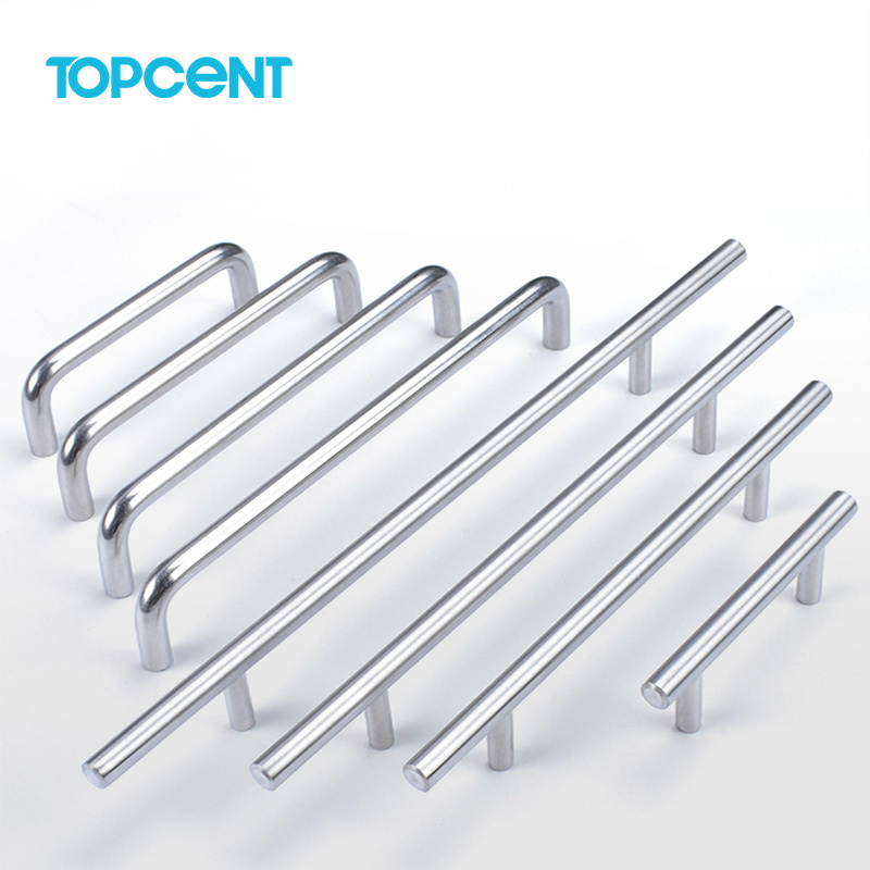 TOPCENT Furniture Fittings Stainless Steel Cast Aluminum Cookware Cabinet Pull drawer Handle