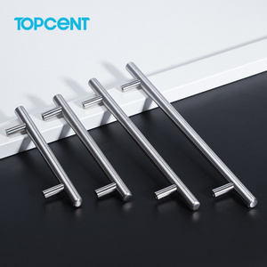 TOPCENT Furniture Fittings Stainless Steel Cast Aluminum Cookware Cabinet Pull drawer Handle