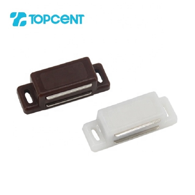 TOPCENT Plastic cabinet door magnetic suction door magnet catcher cabinet magnetic catches