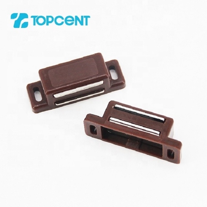 Magnetic Cabinet Cupboard Door Catch Plastic Housing Magnet Furniture Lock Latch