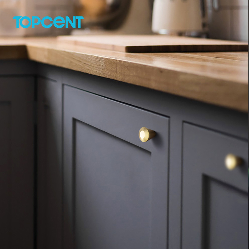 TOPCENT New Design Premium Zinc Alloy Cupboard Drawer Pulls And Kitchen Furniture Knob Handles