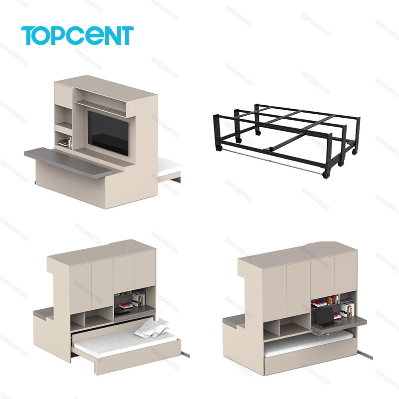 Topcent Electric Pull-Out Table/Sofa/Bed Extended System Space Saving Furniture Folding Sofa Bed Mechanism