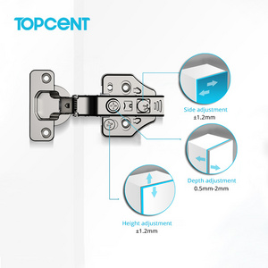 TOPCENT cabinet hinges soft close piano small 3d strap table hydraulic door hinge