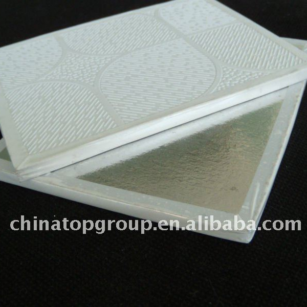 pvc gypsum ceiling tiles 60*60cm, 61*61cm, false ceiling