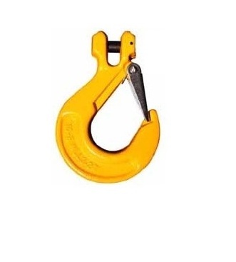 G80 Drop Forged alloy Steel painted finish Clevis sling hook with latch