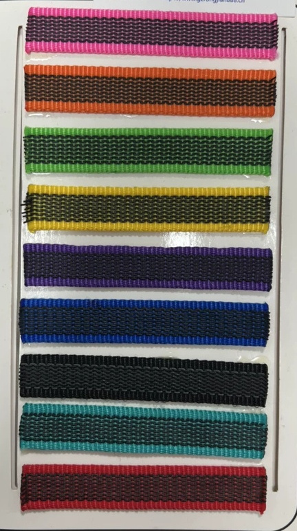 Custom Anti Slip PP Rubber Webbing Tape Strap For Dog Leash