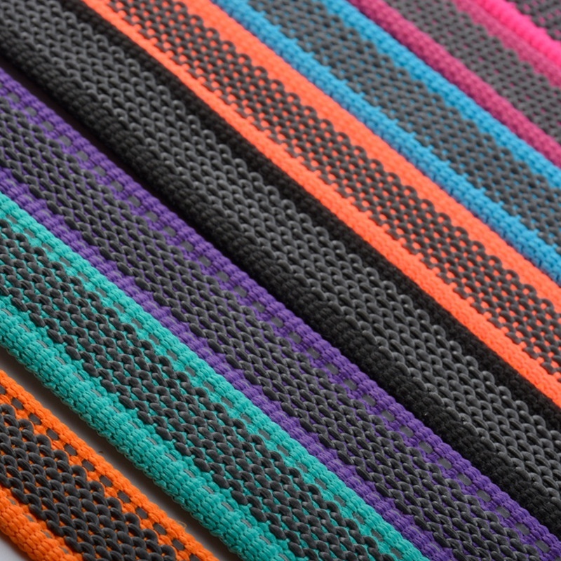 Custom Anti Slip PP Rubber Webbing Tape Strap For Dog Leash