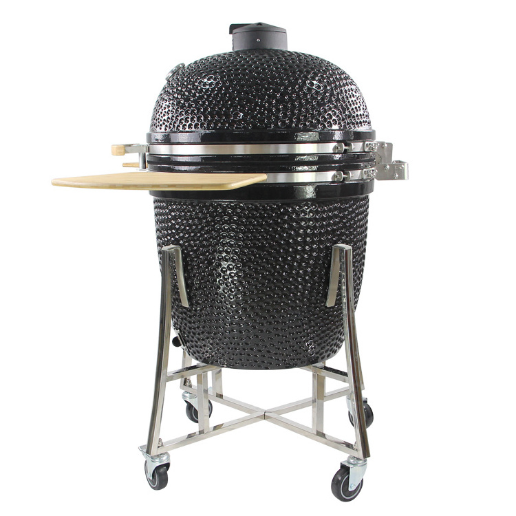 Garden supplies charcoal outdoor kamado oven 27inch Stainless steel ceramic kamado grill price TOPQ