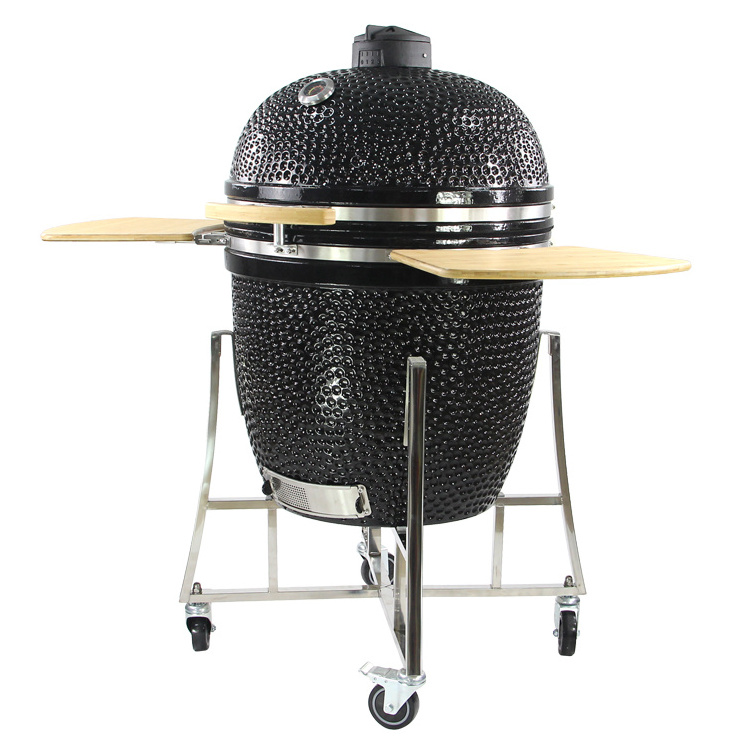 Garden supplies charcoal outdoor kamado oven 27inch Stainless steel ceramic kamado grill price TOPQ