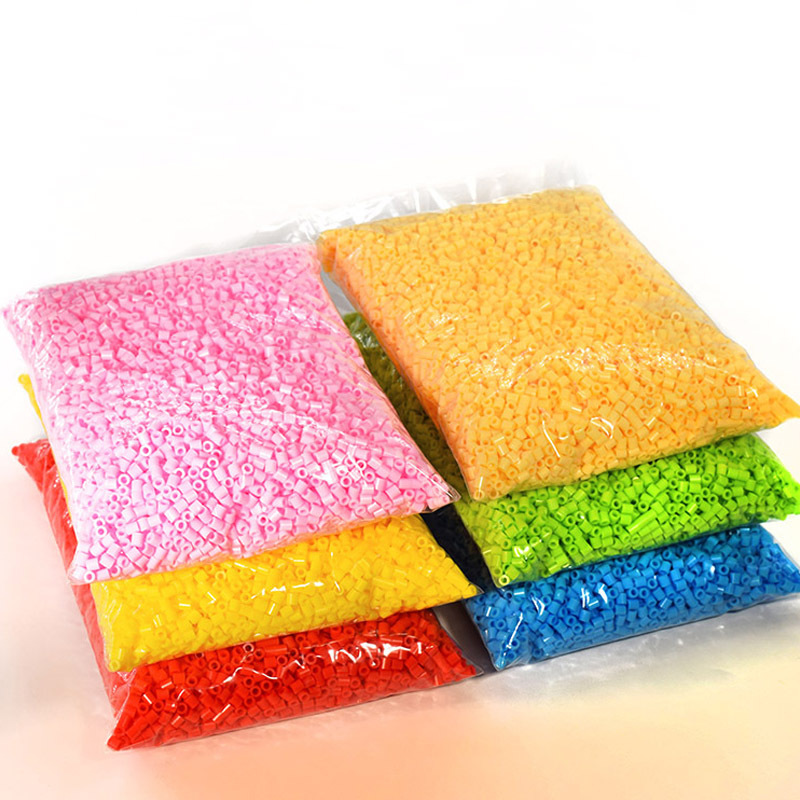 TS New Kids Diy Craft Handmade Toy Plastic 57 Colors Ironing Beads In Bulk 5mm Fuse Hama Perler Beads