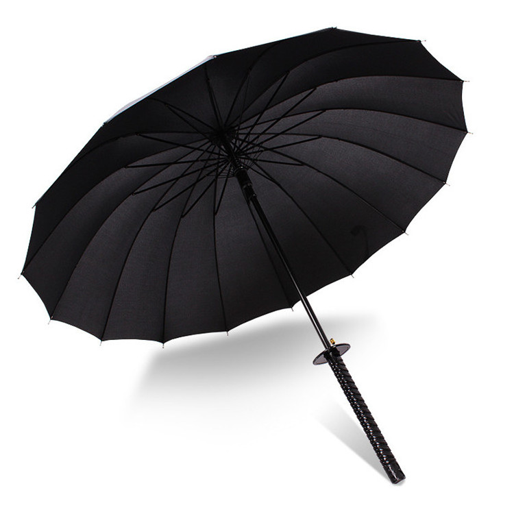 TS Promotion 8k/16k/24k Japanese samurai sword long handle umbrella