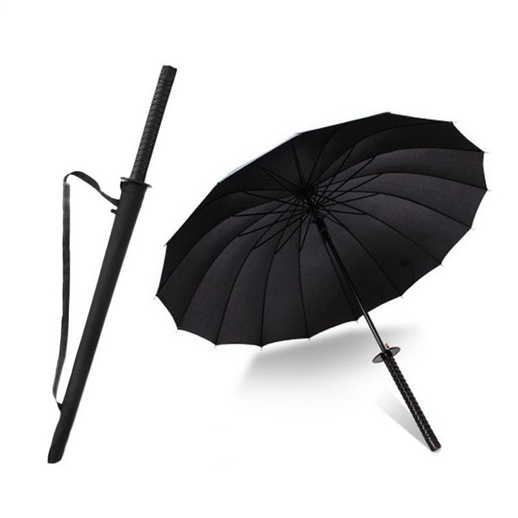 TS Promotion 8k/16k/24k Japanese samurai sword long handle umbrella