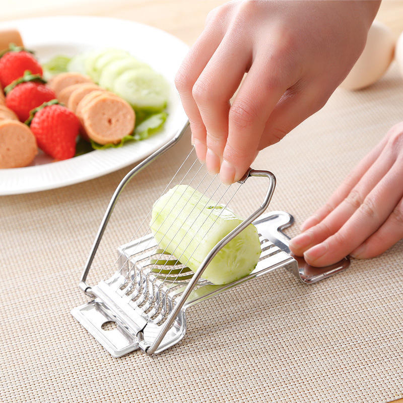 Wholesale Price Kitchenware Durable and Handy Tools Stainless Steel Egg Slicer