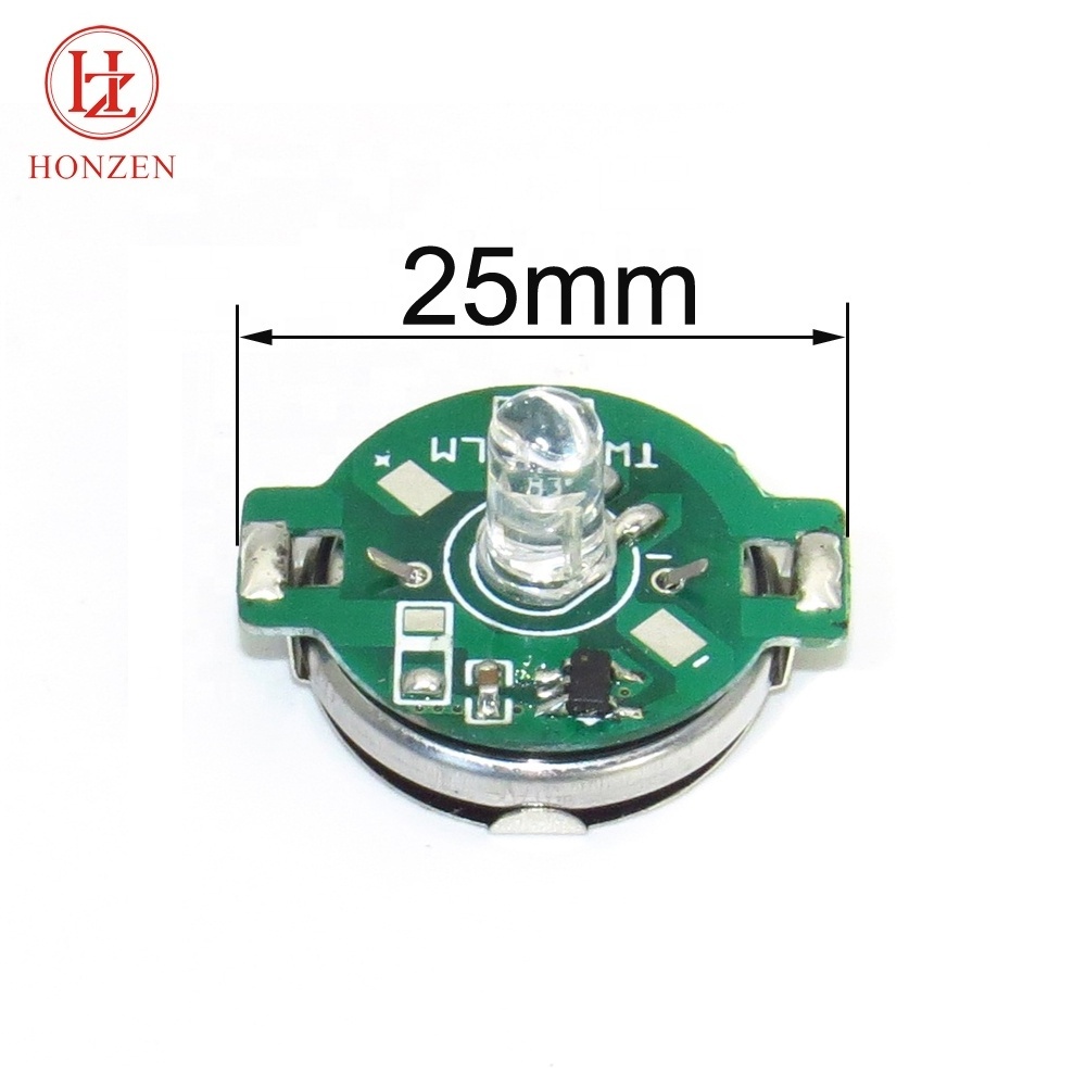 Flashing or constant light bright mini 5mm led flashing module with cr2032 battery operated for indoor promotion display