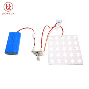 New rechargeable battery operated spring touch sensor switch 2835 led light flashing module for desk table lamp