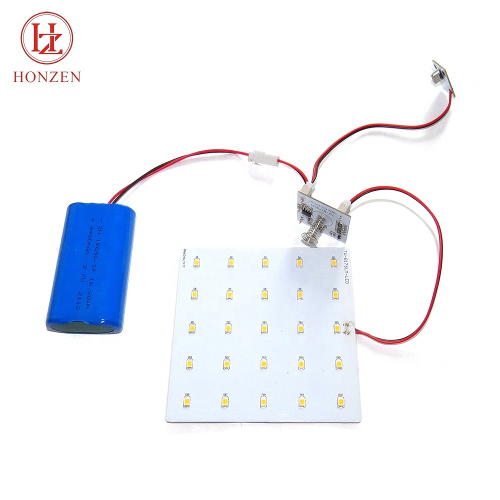 New rechargeable battery operated spring touch sensor switch 2835 led light flashing module for desk table lamp