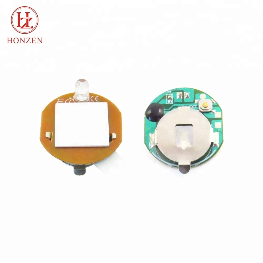 Competitive price cheap cr2032 lithium battery powered flashing led lights module for decoration